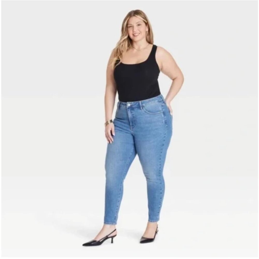 Ava & Viv Skinny High Rise Fitted Hip & Thigh